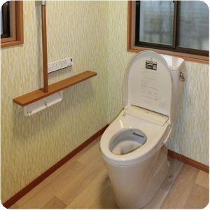 広いトイレにリフォーム　岐阜県瑞穂市 施工事例写真